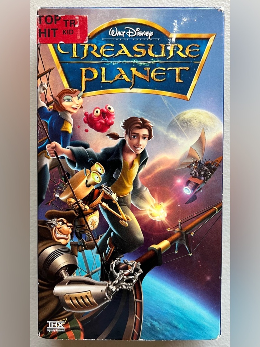 Disney’s Treasure Planet VHS Rare Slipcase Variant Hollywood Video Rental Copy